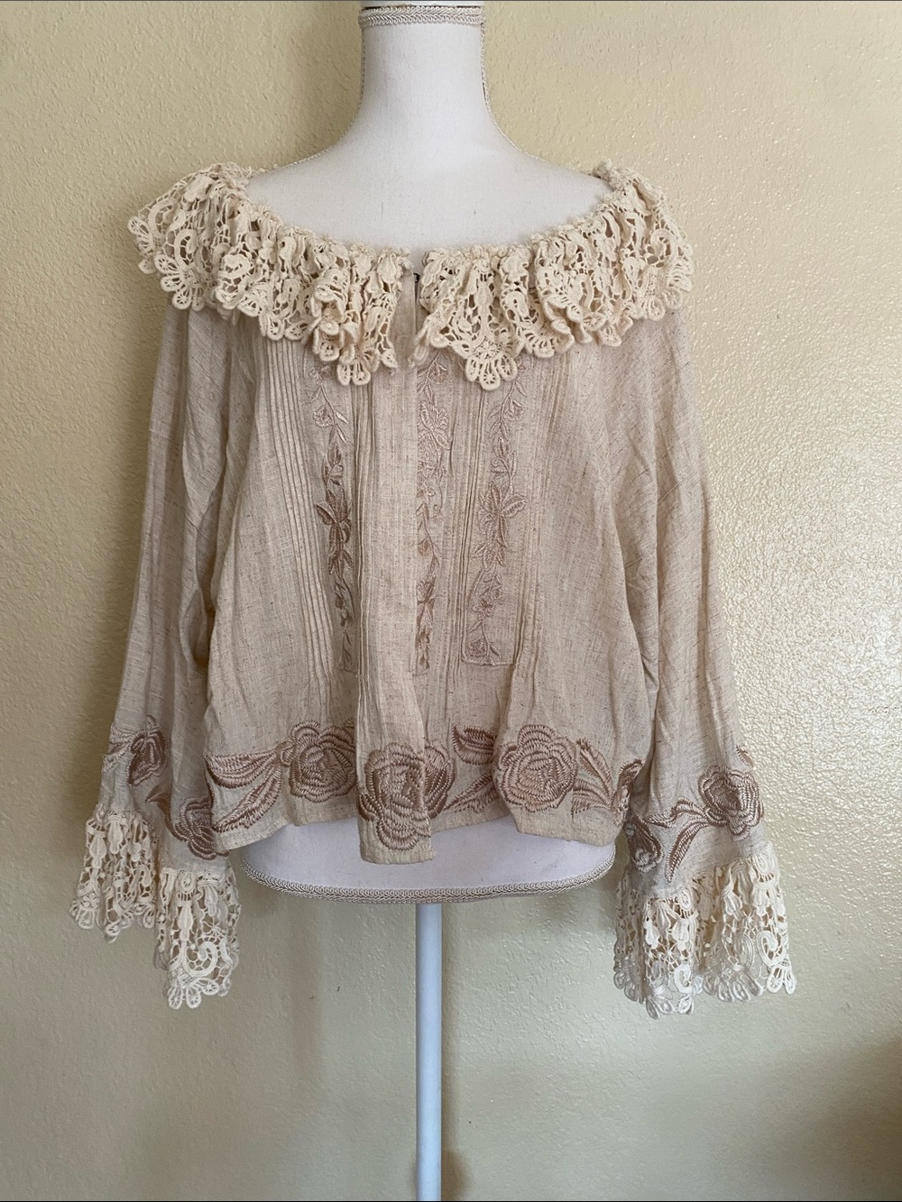 NWT Jaded Gypsy Forget MeK it Swing Jacket Cotton Bohemian Prairie
